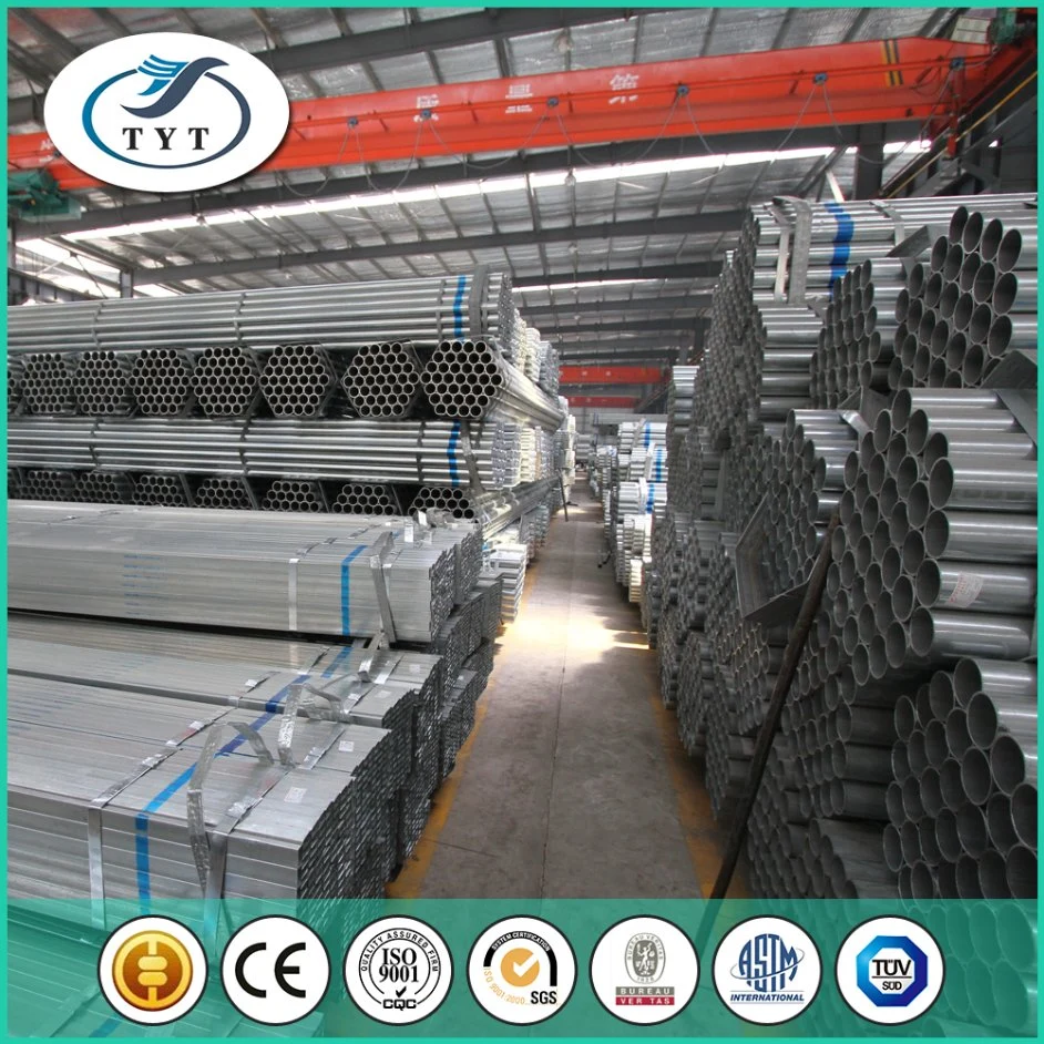 Round & Squarehot Dipped /Pre Galvanized Steel Pipe for Scaffolding and Construction
