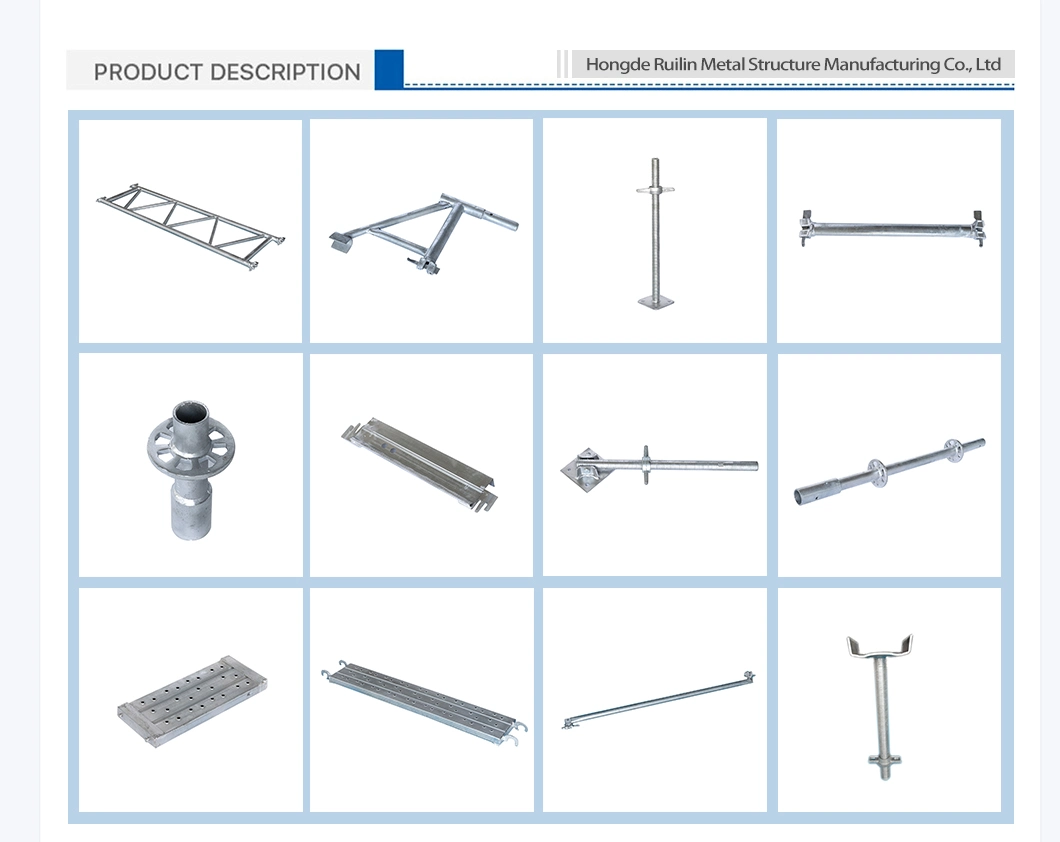 En12811 Certified Layher Allround Ringlock Scaffolding/Scaffold System