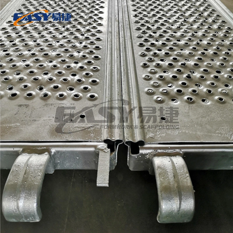 Easy Scaffolding 230/320mm Osha BS1139 En Eurpo American Australia Type Galvanized Scaffold Metal/Aluminum Walk Board Steel Deck Plank for Construction