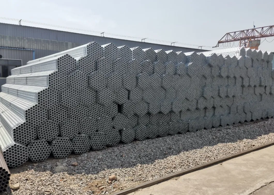 ERW Carbon Q235/Q345/S355/Stk500 Steel Galvanized Scaffolding Pipe