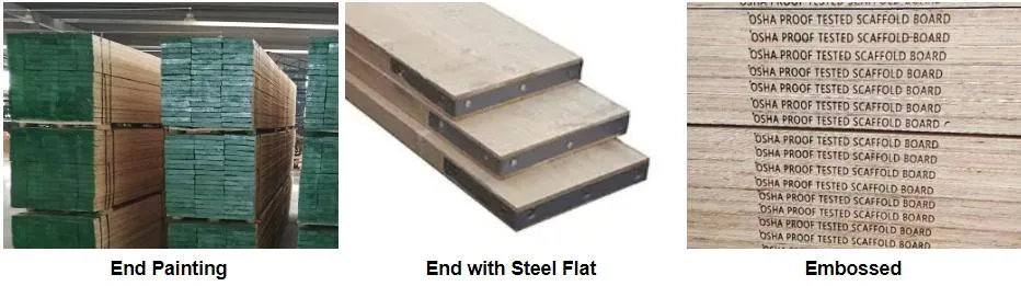 Timber Wood Pine Structural LVL Beam Board Plywood Scaffolding Plank