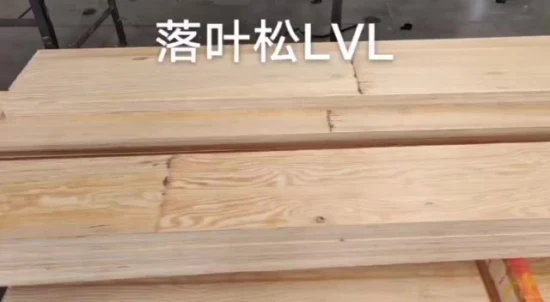 Tablón de andamio de madera contrachapada de tablero de viga LVL estructural de madera de pino de madera